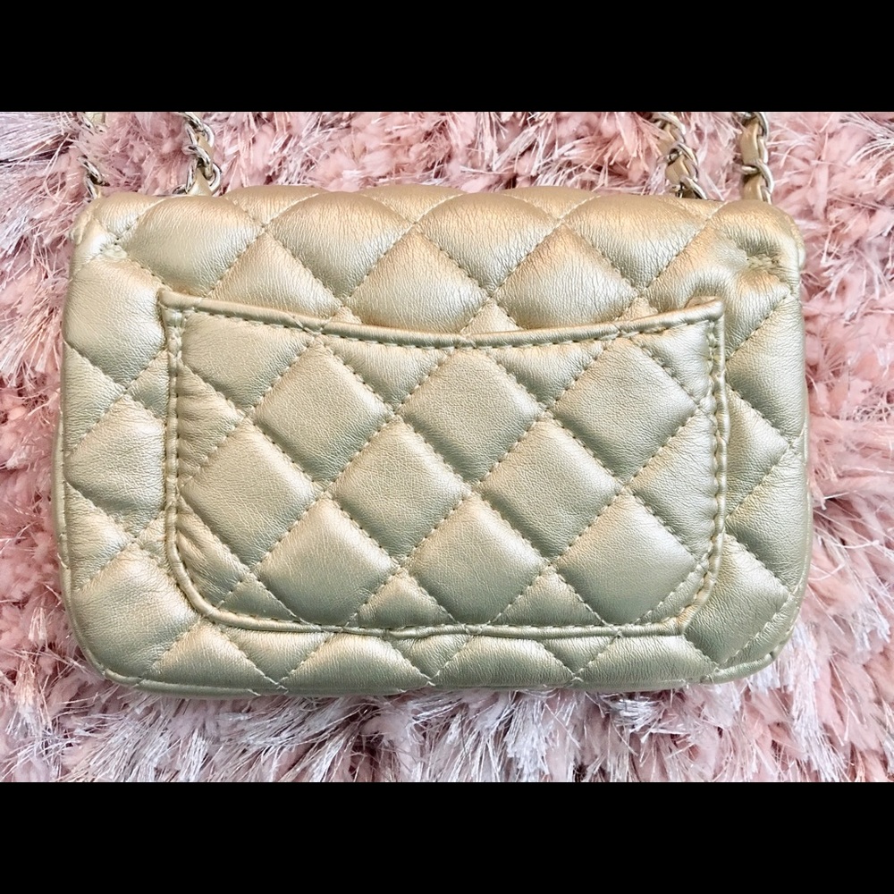 🌞GOLD Quilted Crossbody Purse🌞NWT🏷 - Picture 4 of 11